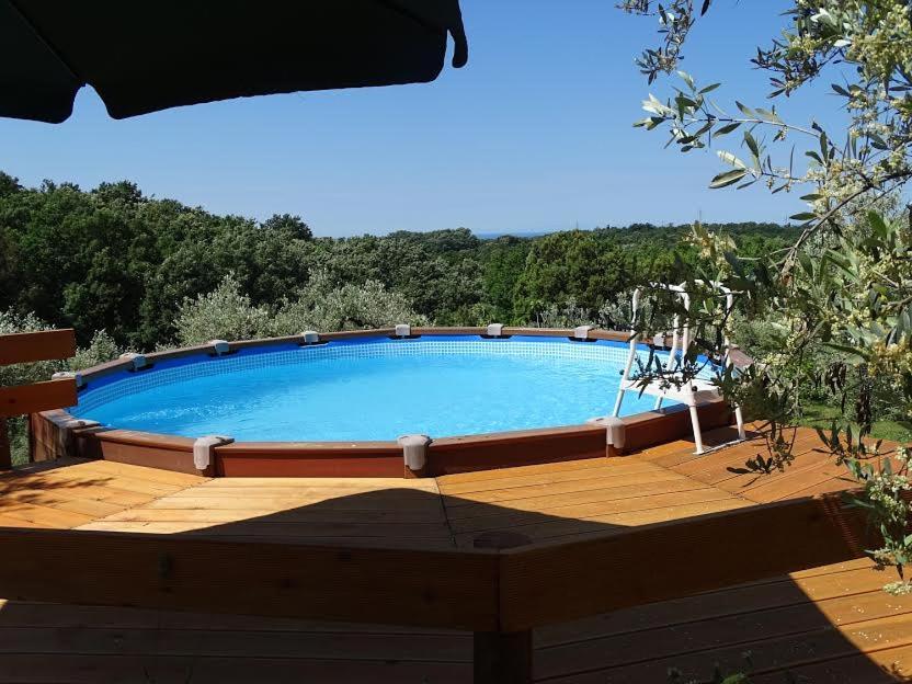 La Colombaia Villa Guardistallo Bagian luar foto